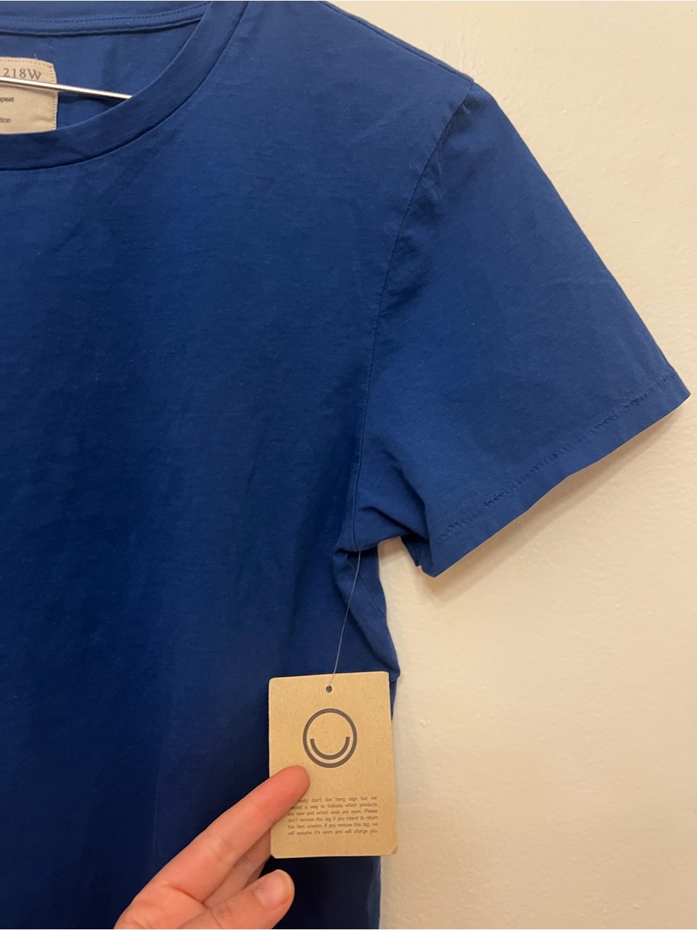 Women's Basic Crewneck Short Sleeve Tee - Blue - For Days